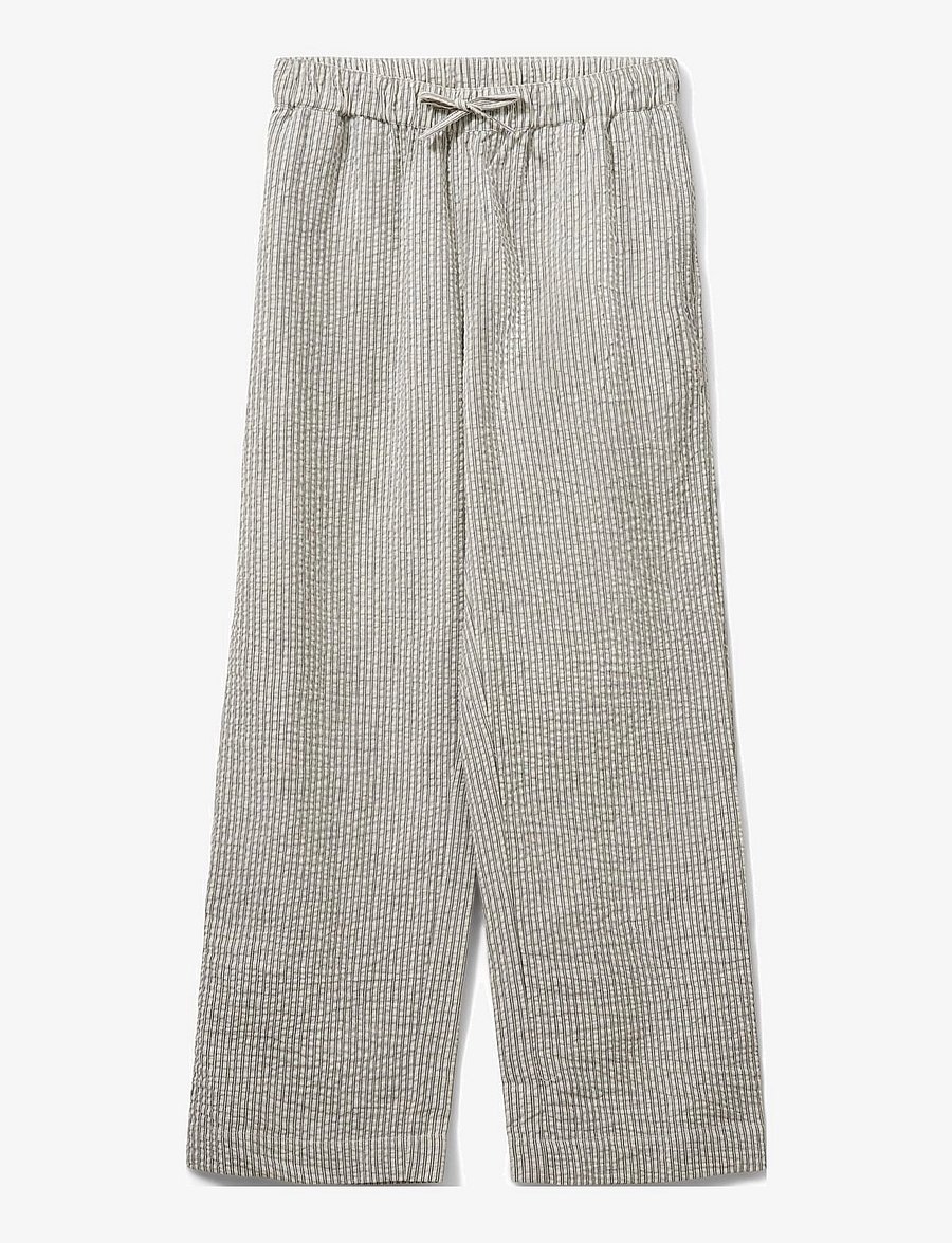 Sofie Schnoor Young - ABIGALESY TROUSERS - bikses - antique white w black - 0