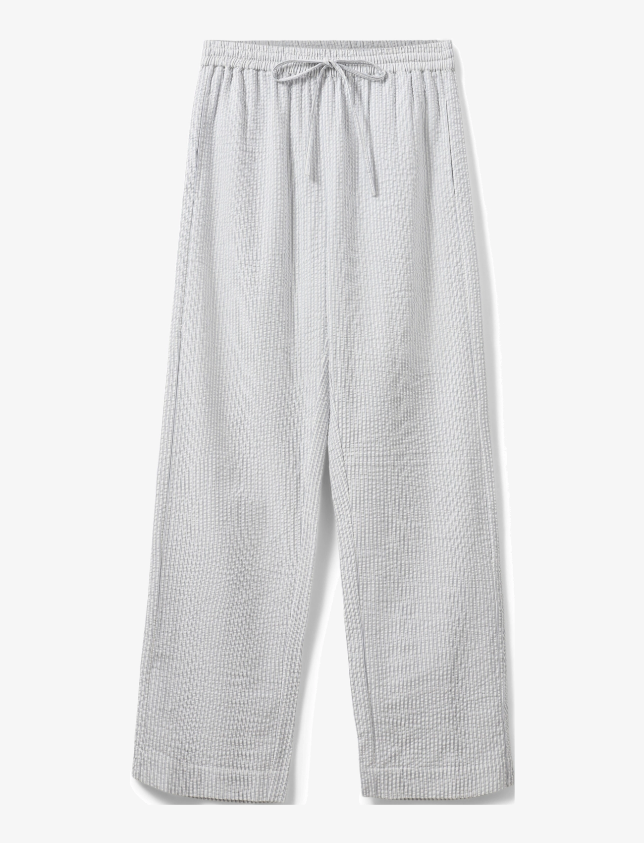Sofie Schnoor Young ABIGALESY TROUSERS - Housut - ANTIQUE WHITE W BLUE / blue