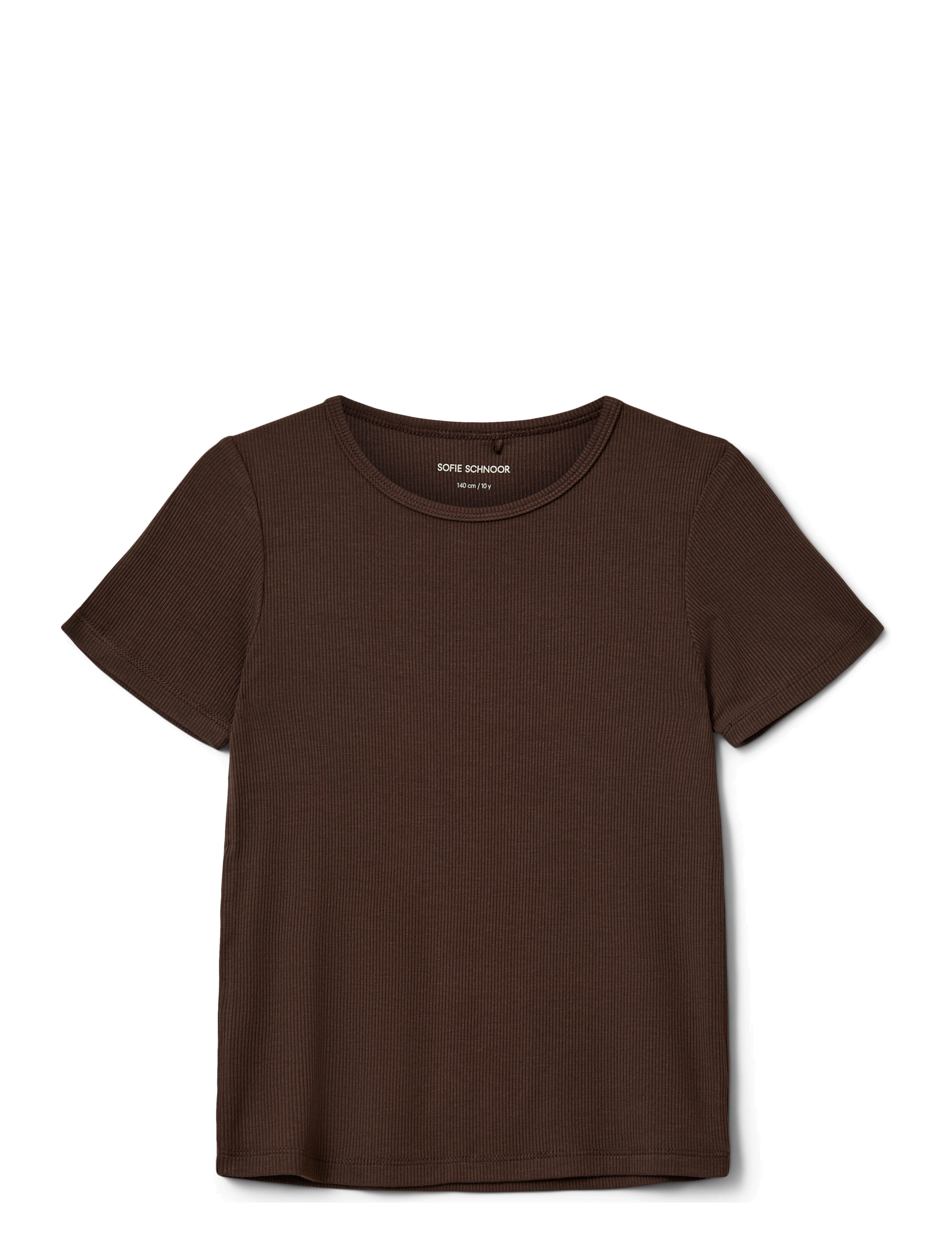 Sofie Schnoor Young NATALIASY T-SHIRT - T-särgid - BROWN FUDGE / brown