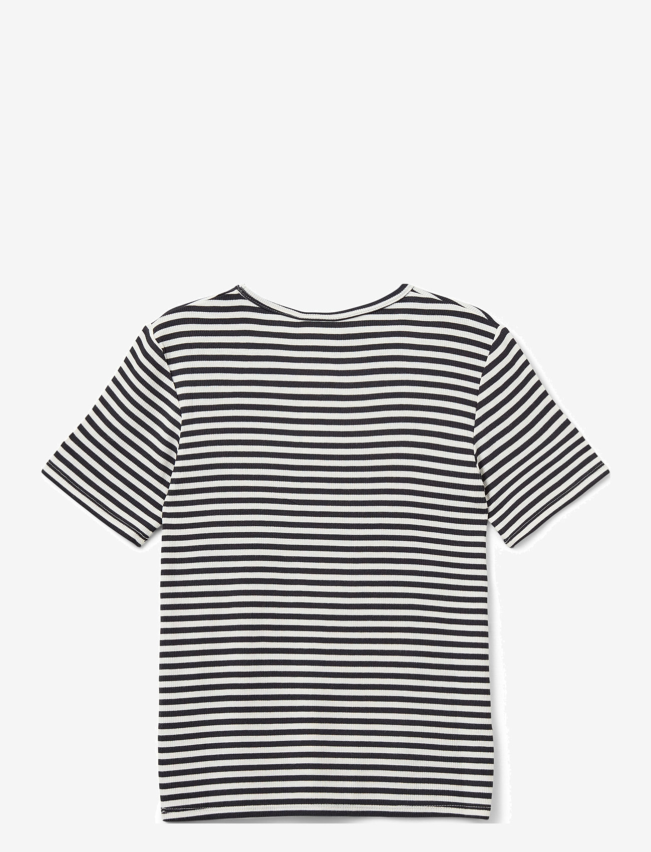 Sofie Schnoor Young - NATALIASY RIB T-SHIRT - kurzärmelige - black striped - 1
