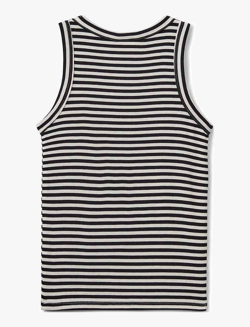 Sofie Schnoor Young - JULLIESY RIB TOP - Ærmeløs undertrøje - black striped - 1