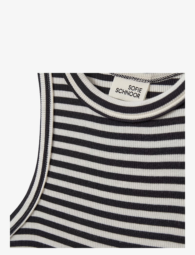 Sofie Schnoor Young - JULLIESY RIB TOP - Ærmeløs undertrøje - black striped - 2