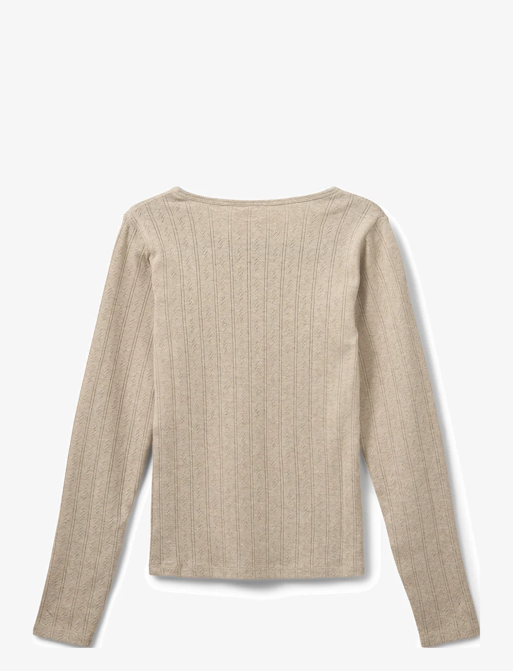 Sofie Schnoor Young - PETRICIASY POINTELLE LONGSLEEVE TEE - lange mouwen - beige - 1