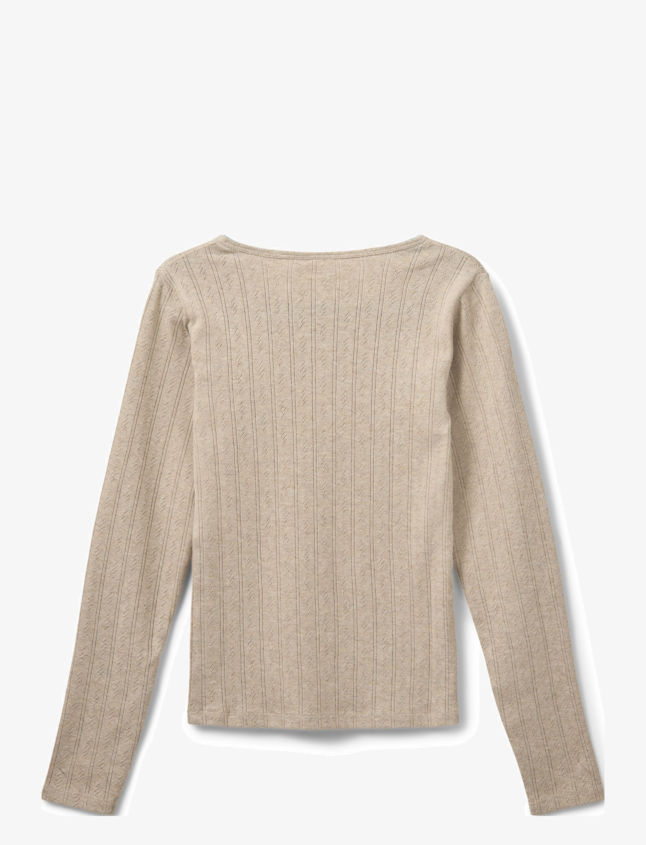 Sofie Schnoor Young - PETRICIASY POINTELLE LONGSLEEVE TEE - langerma bolir - beige - 1