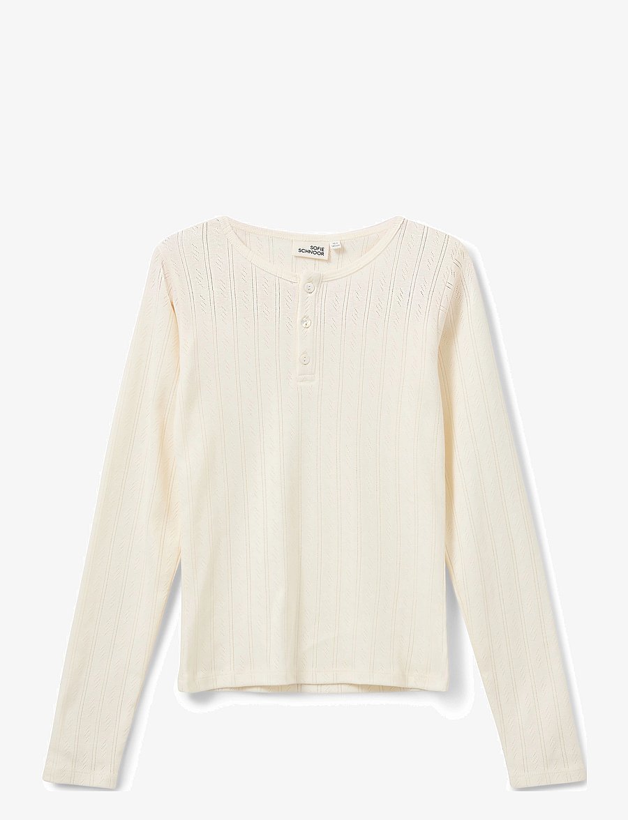 Sofie Schnoor Young - PETRICIASY T-SHIRT - marškinėliai ilgomis rankovėmis - off white - 1