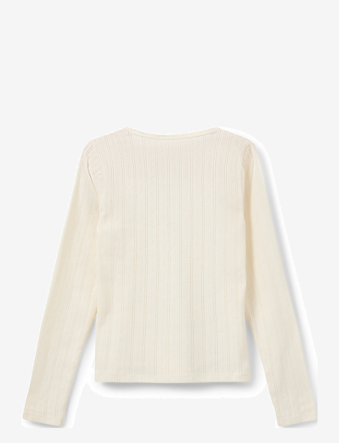 Sofie Schnoor Young - PETRICIASY POINTELLE LONGSLEEVE TEE - långärmade t-shirts - off white - 2
