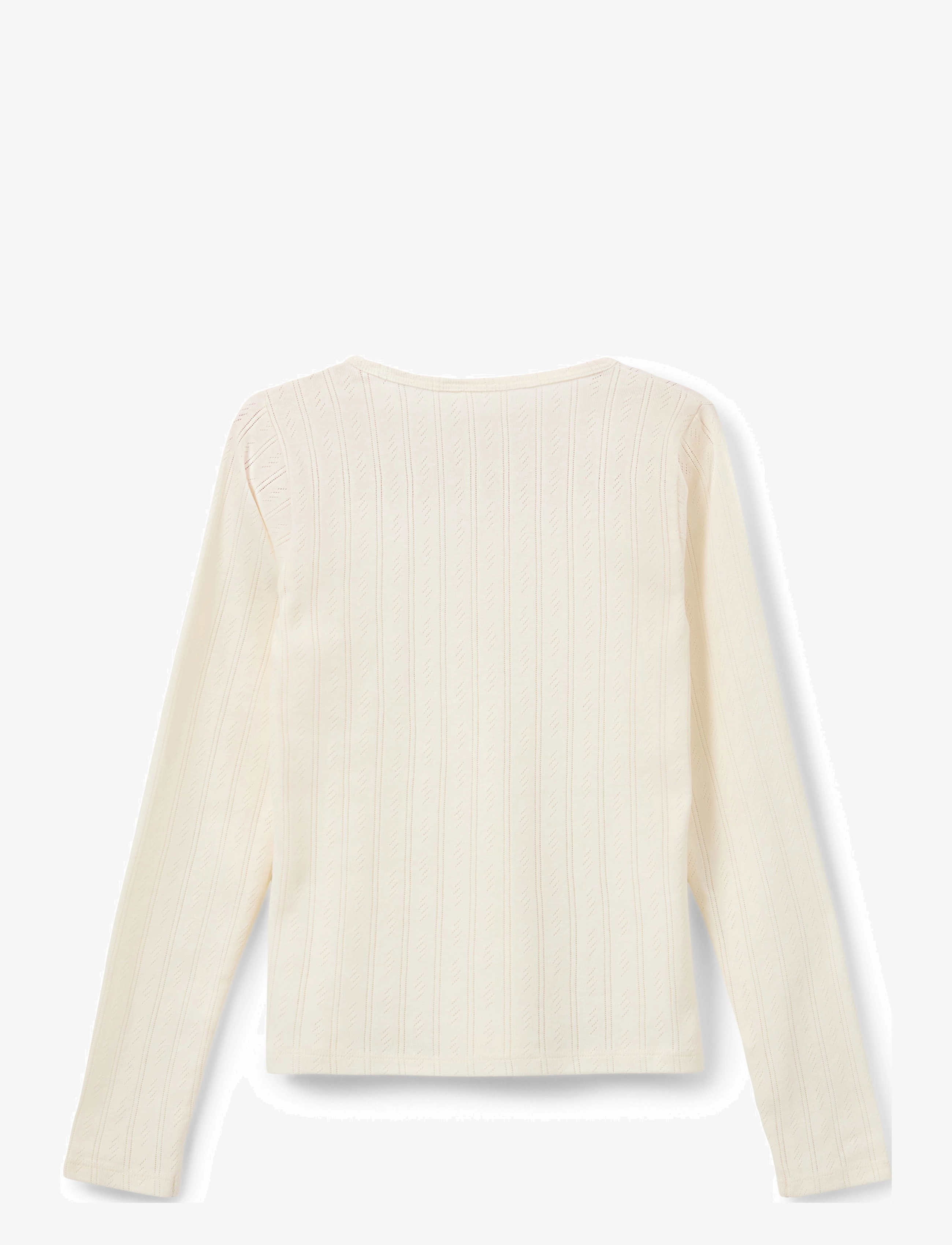 Sofie Schnoor Young - PETRICIASY POINTELLE LONGSLEEVE TEE - toppar & t-shirts - off white - 2