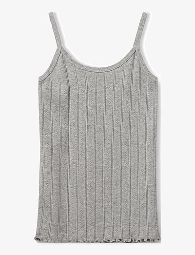 Sofie Schnoor Young FAUNASY TOP - Clothing - GREY MEL / grey