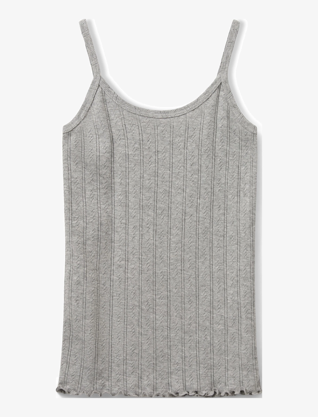 Sofie Schnoor Young - FAUNASY POIENTELLE TOP - Õlapaeltega topid - grey mel - 0