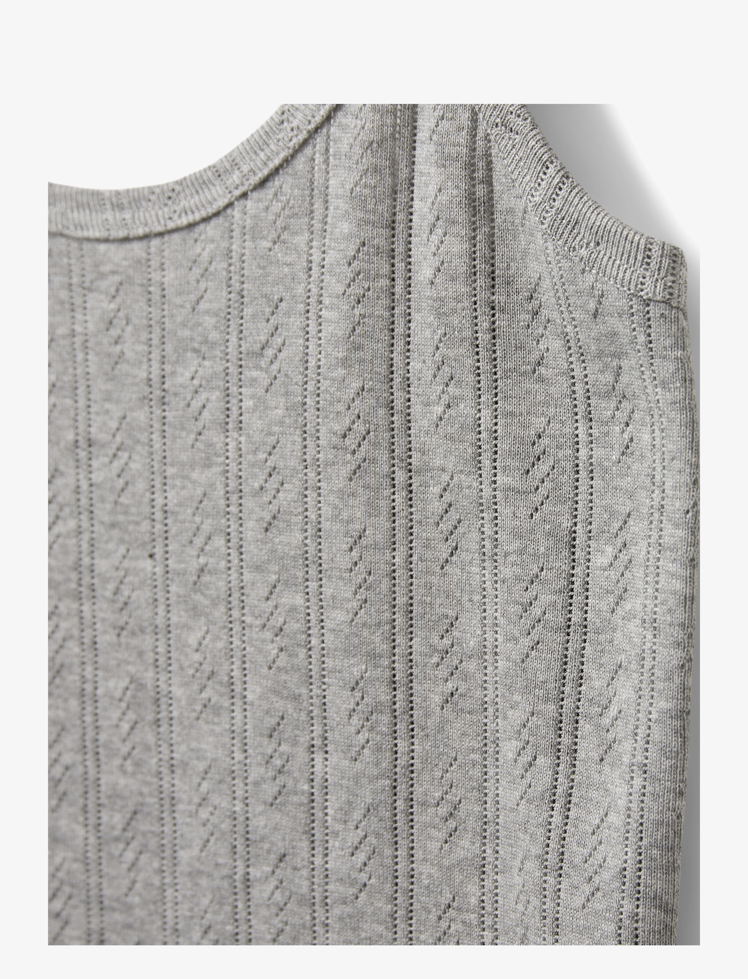Sofie Schnoor Young - FAUNASY POIENTELLE TOP - Õlapaeltega topid - grey mel - 2
