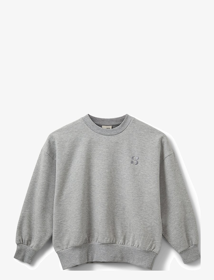 Sofie Schnoor Young - ELISY SWEATSHIRT - sweatshirts - grey melange - 0