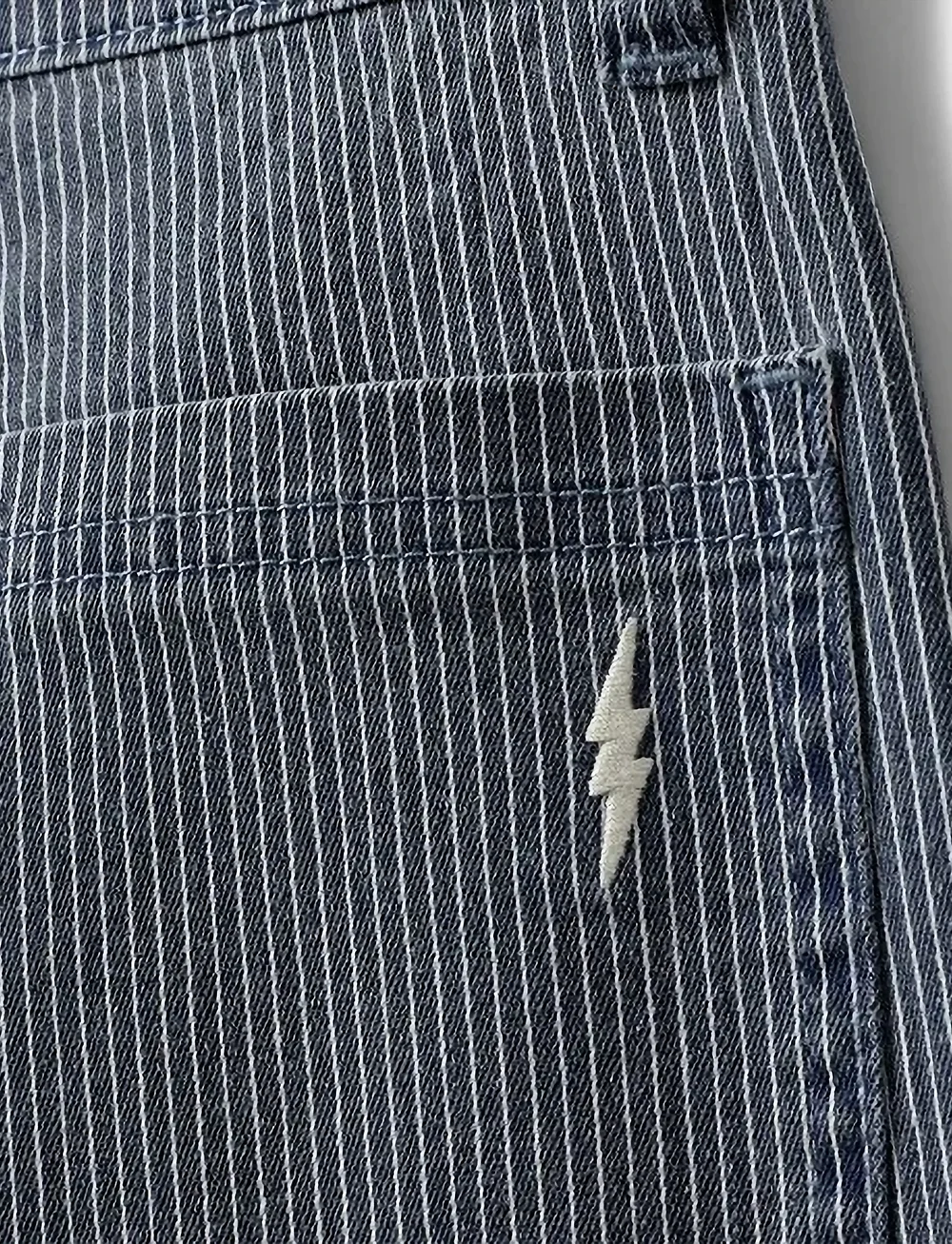 Sofie Schnoor Young - SIENNASY TROUSERS - regular piegriezuma džinsa bikses - blue striped - 2