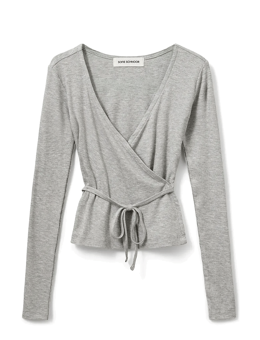 Sofie Schnoor Young - JOODYSY CARDIGAN - koftor - grey melange - 0