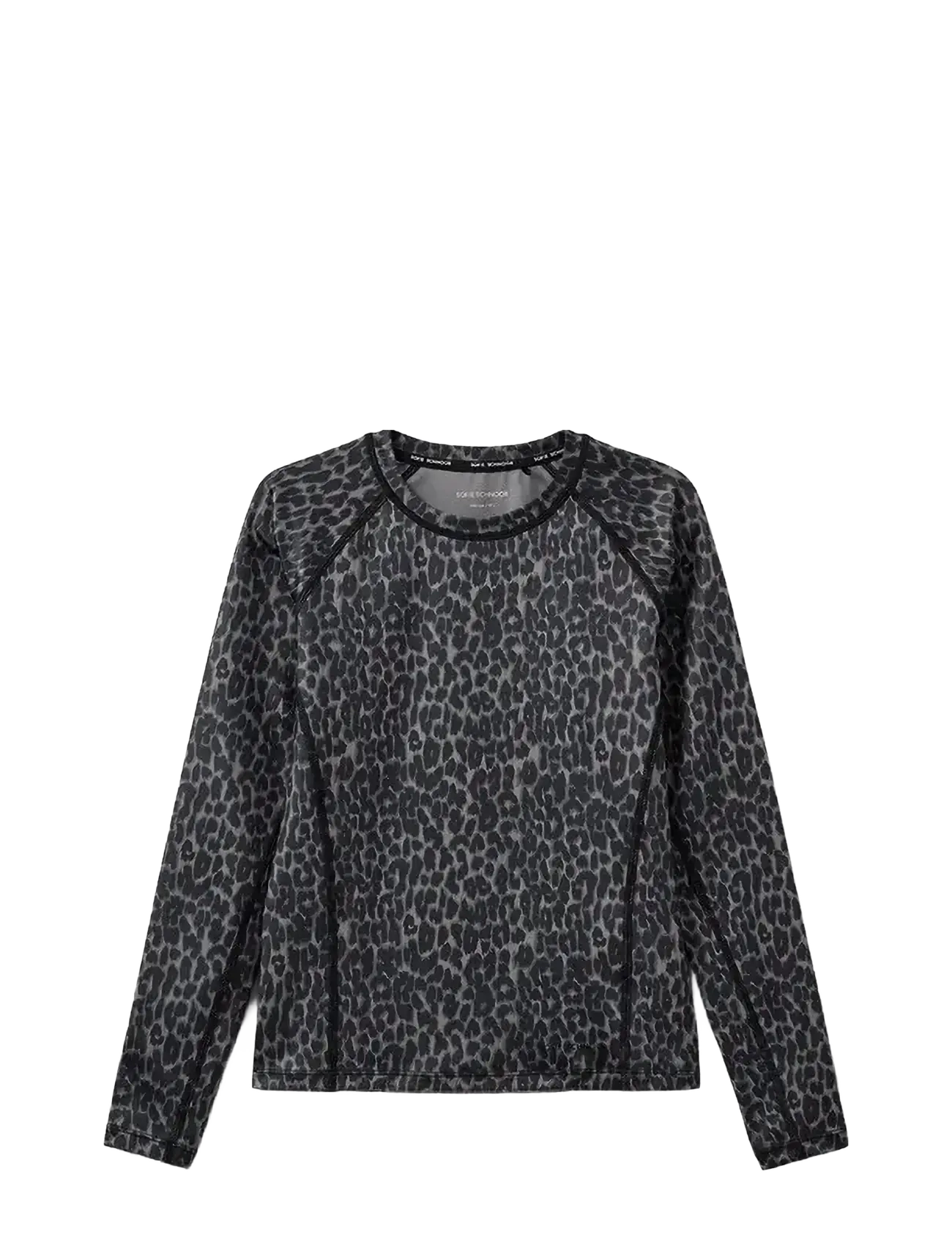 KATHRINESY T-SHIRT - GREY LEOPARD