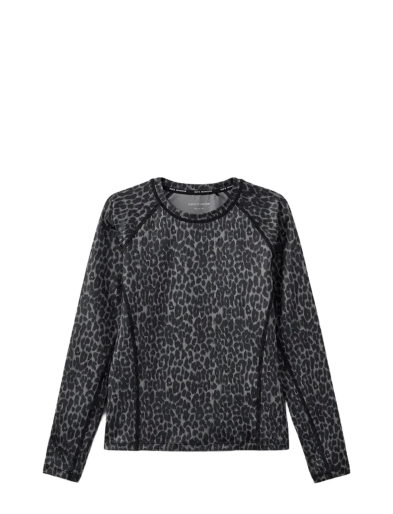 KATHRINESY T-SHIRT - GREY LEOPARD
