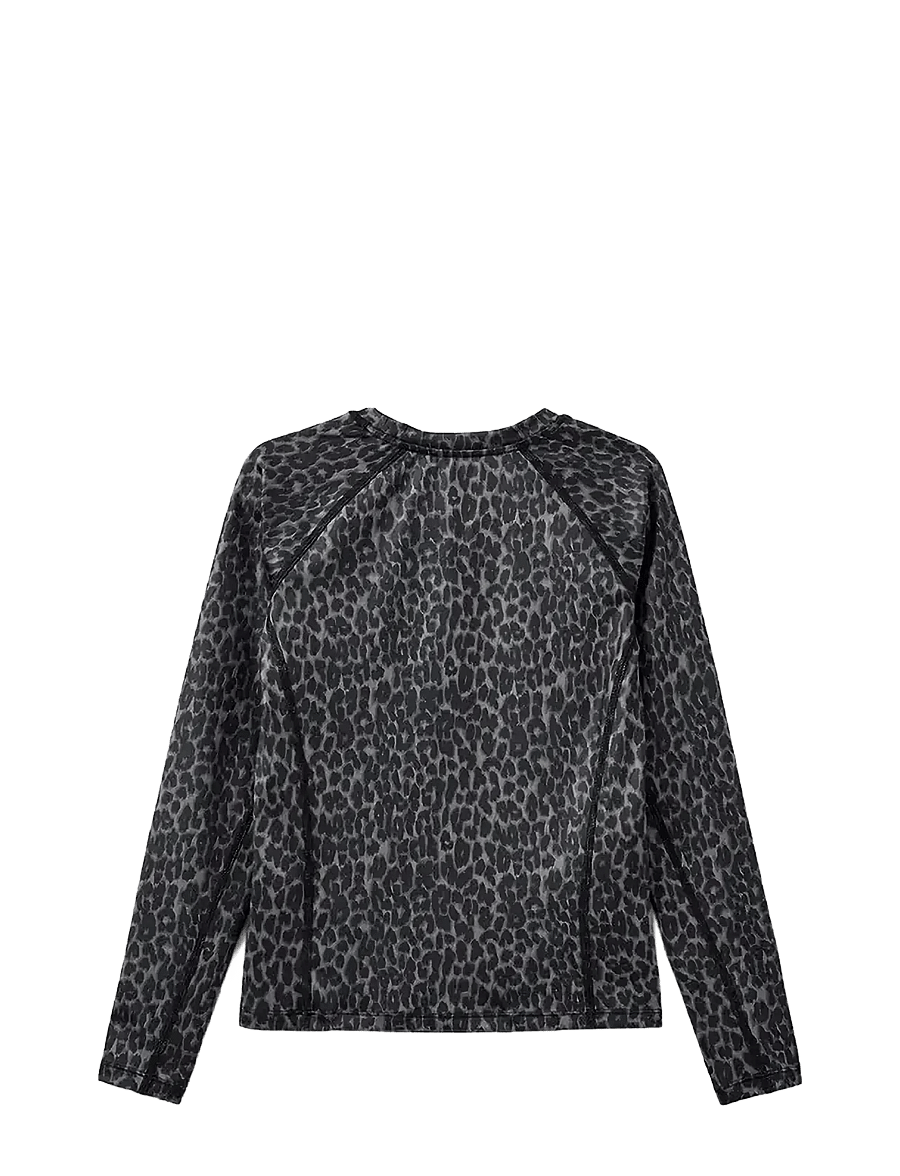 Sofie Schnoor Young - KATHRINESY T-SHIRT - langärmelig - grey leopard - 1