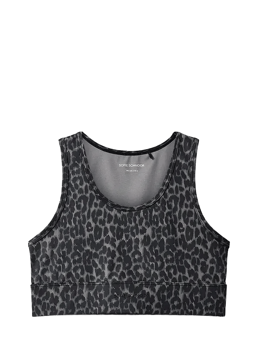 Sofie Schnoor Young - KARASY TOP - spordisärgid - grey leopard - 0