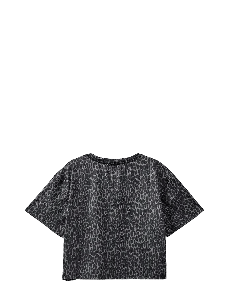 Sofie Schnoor Young - MAISY T-SHIRT - kortærmede t-shirts - grey leopard - 1