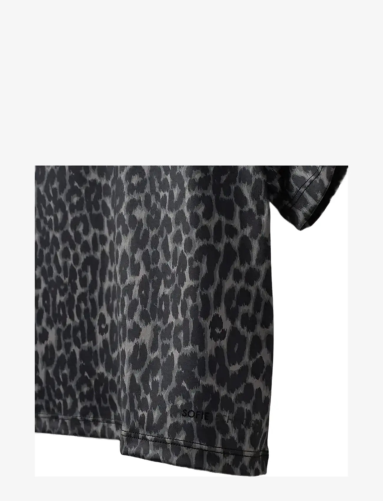 Sofie Schnoor Young - MAISY T-SHIRT - stutterma bolir - grey leopard - 2