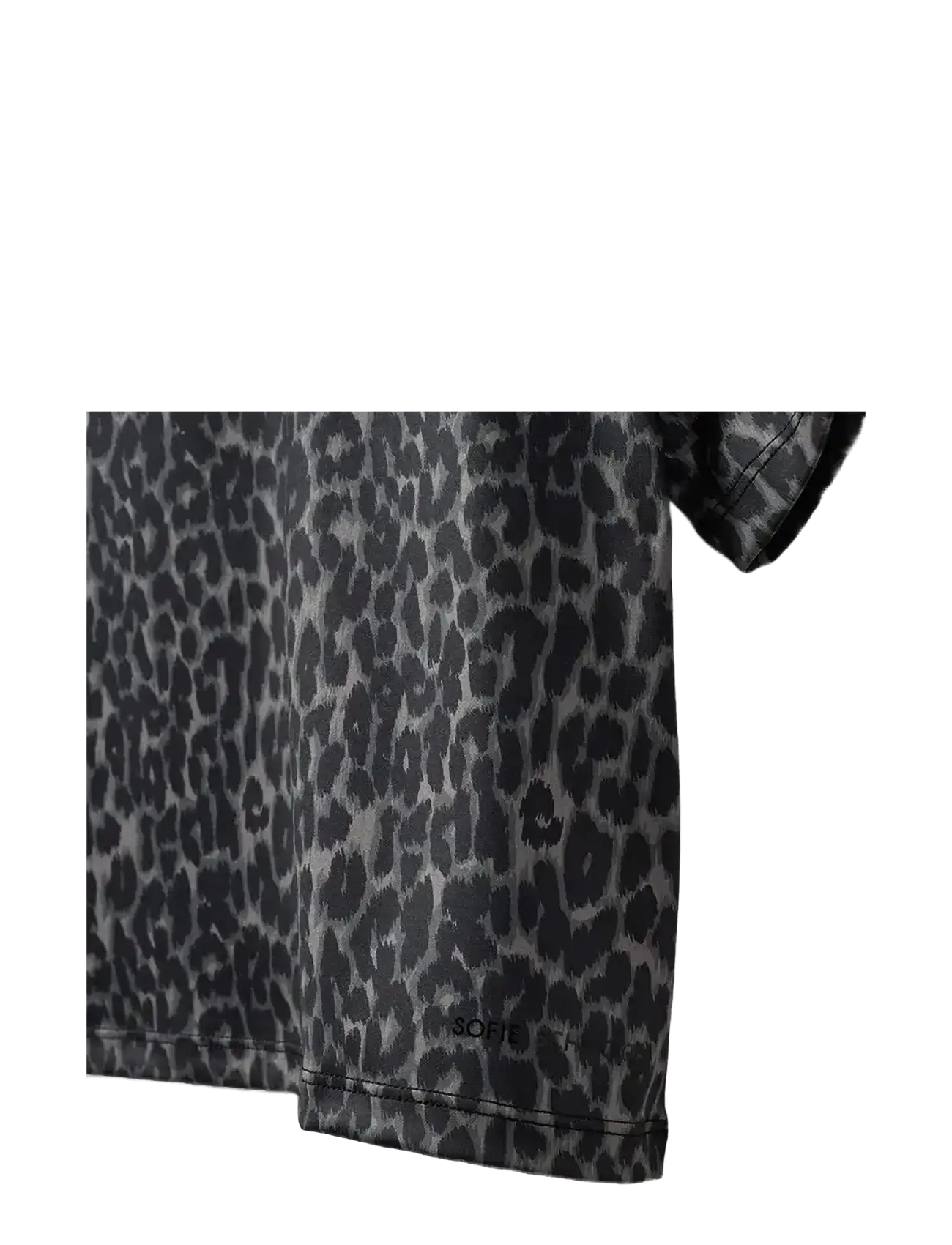 Sofie Schnoor Young - MAISY T-SHIRT - short-sleeved t-shirts - grey leopard - 2