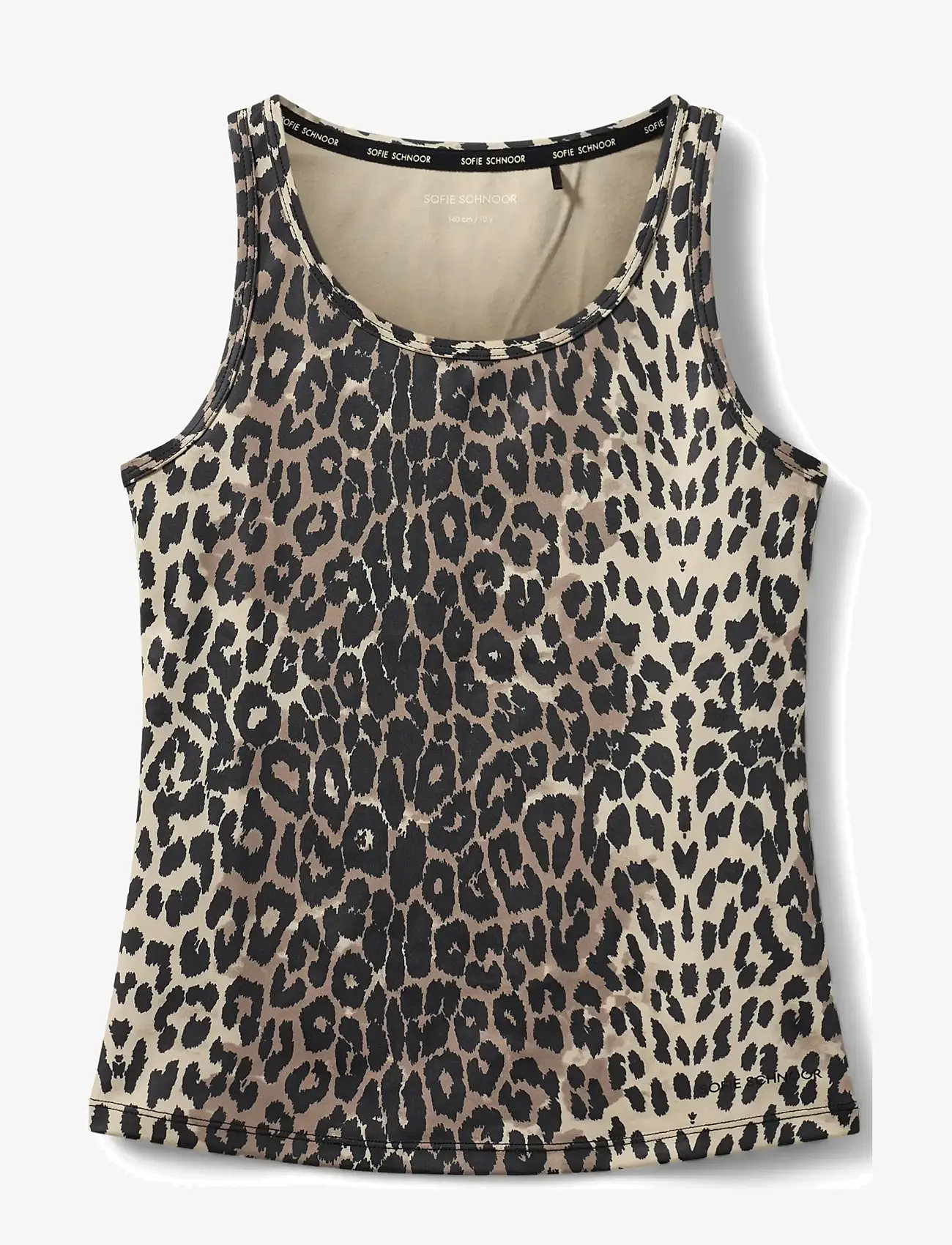 Sofie Schnoor Young - JANETSY TOP - linnen - leopard - 0