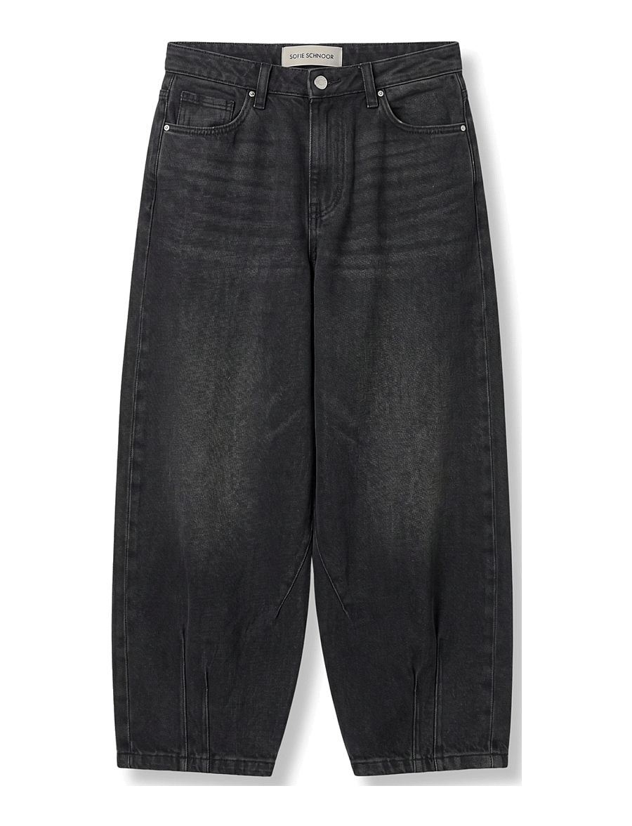 Sofie Schnoor Young - HAVANASY JEANS - loose jeans - washed black - 0