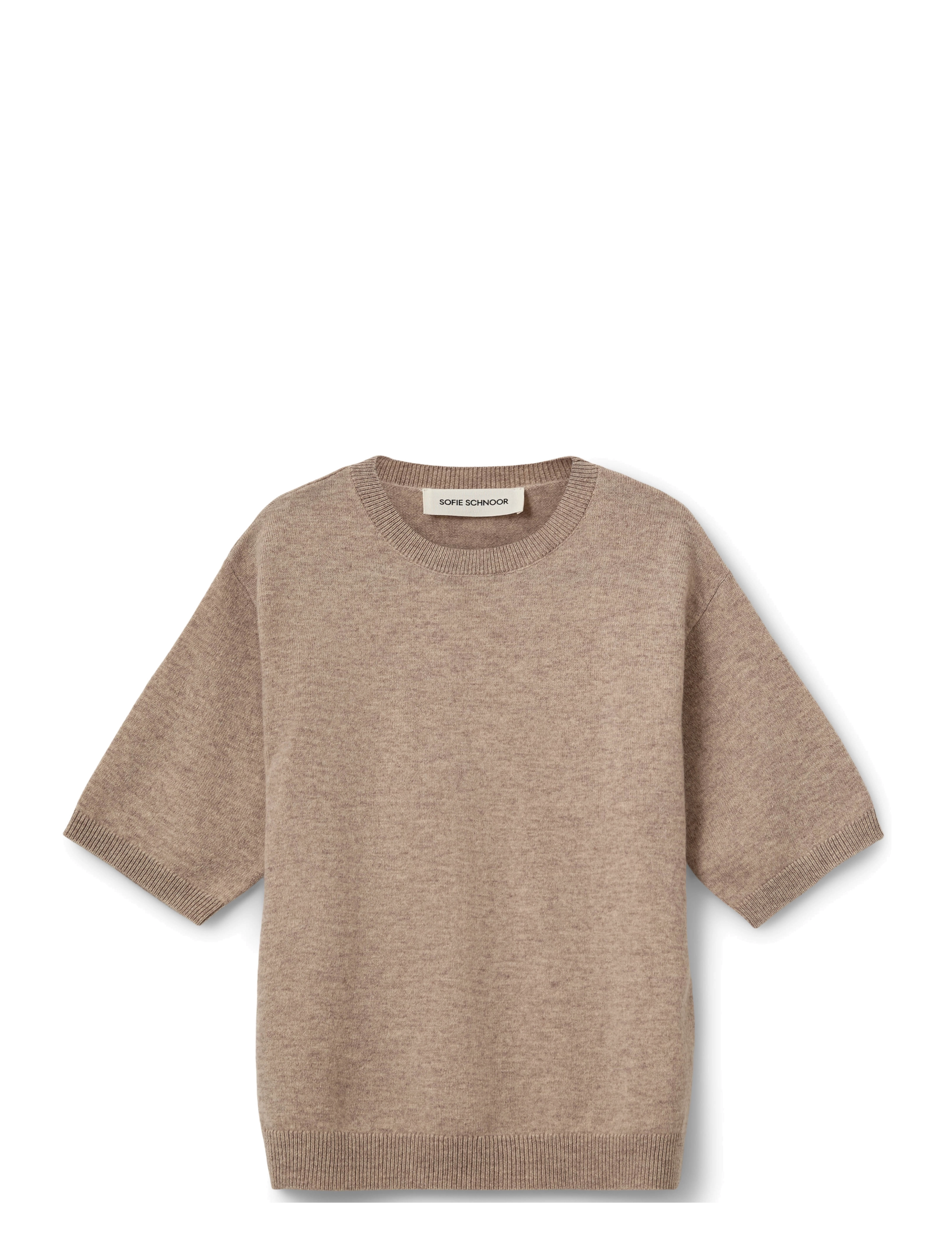 Sofie Schnoor Young VIANASY KNIT - Överdelar - BROWN MELANGE / brown