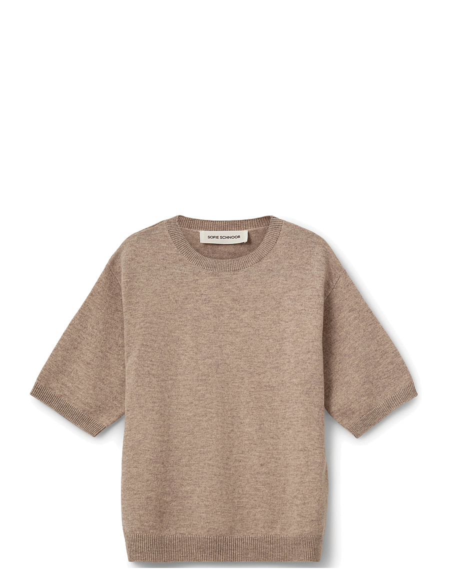 Sofie Schnoor Young - VIANASY KNIT - pulls - brown melange - 0