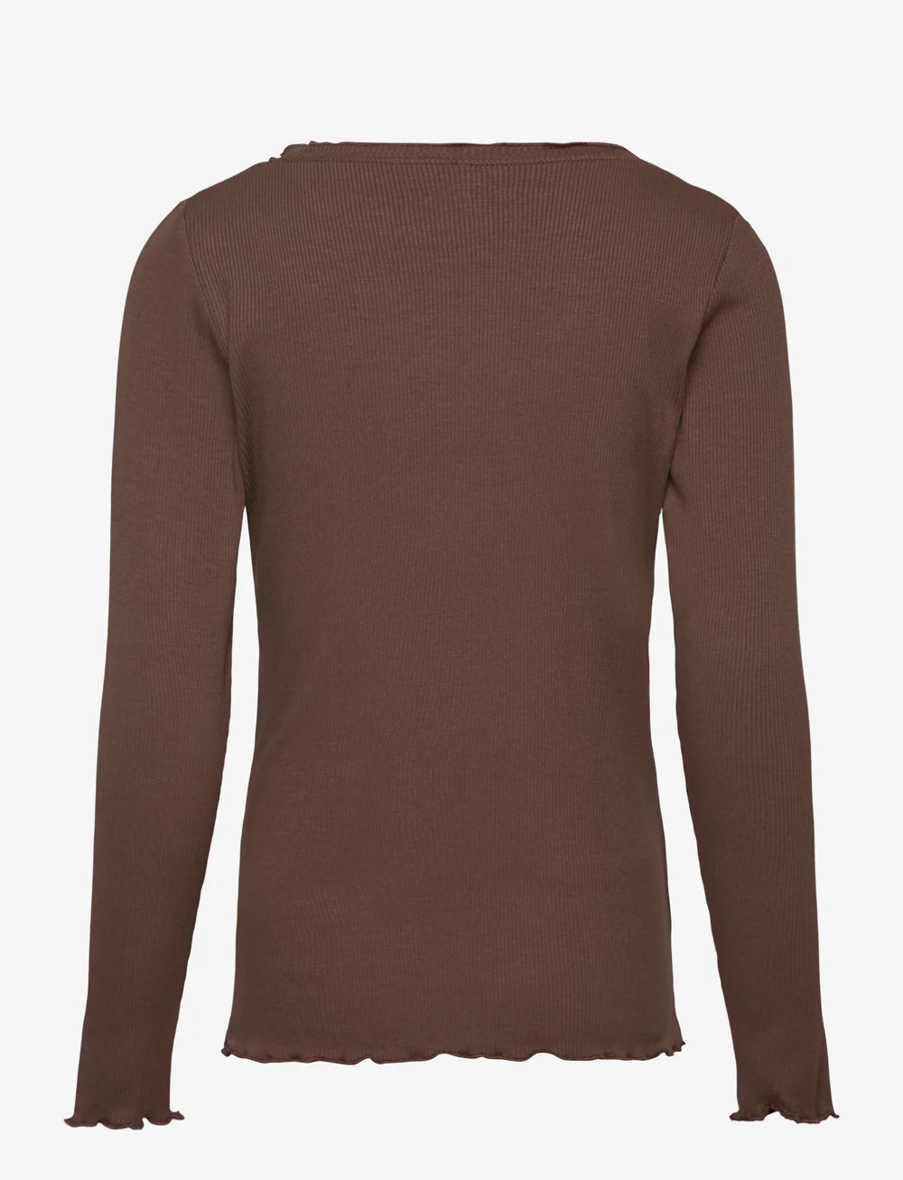 Sofie Schnoor Young - FINJASK T-SHIRT LONG SLEEVE - langærmede t-shirts - chocolate brown - 1