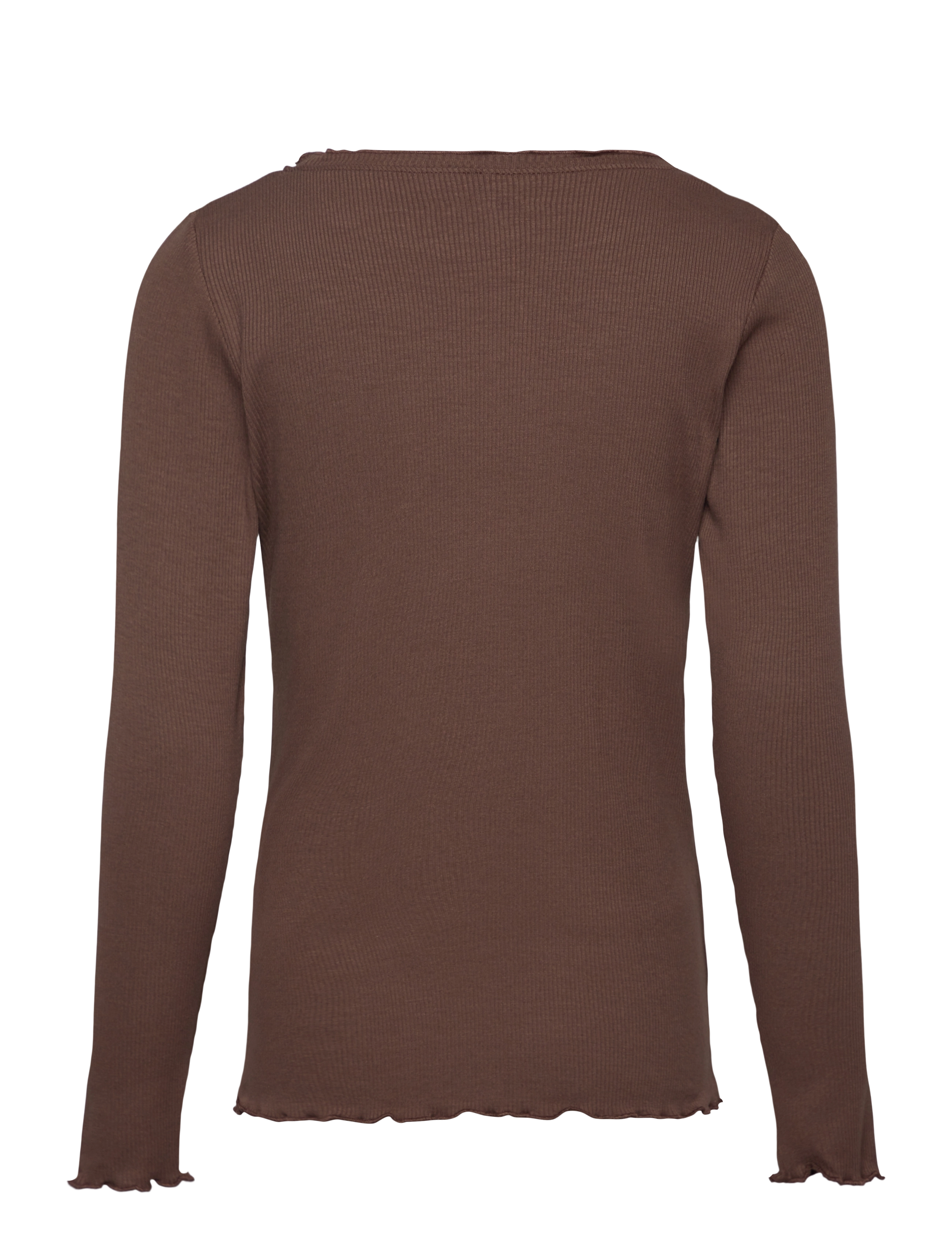 Sofie Schnoor Young - FINJASK T-SHIRT LONG SLEEVE - chocolate brown - 1