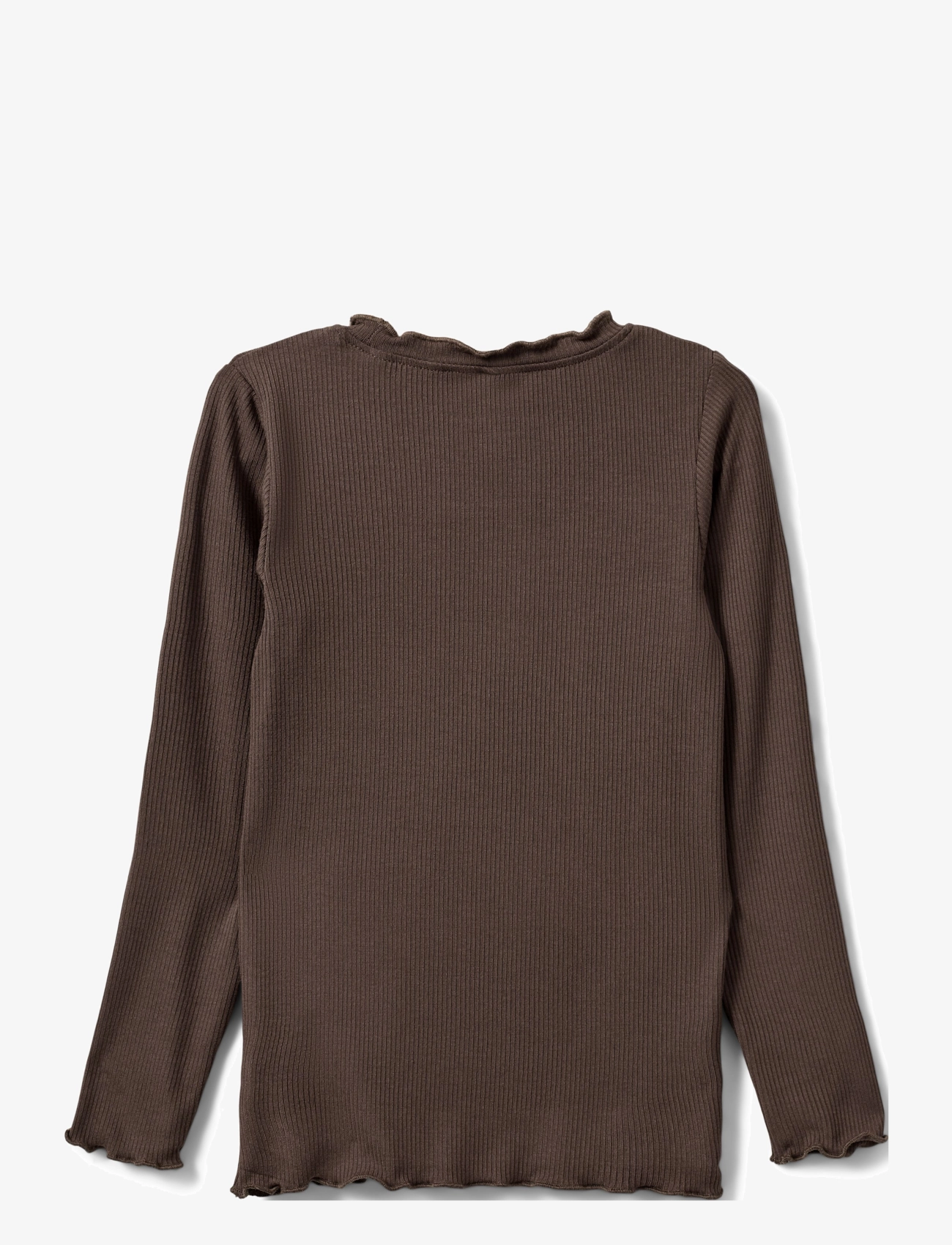 Sofie Schnoor Young - FINJASK T-SHIRT LONG SLEEVE - chocolate brown - 2
