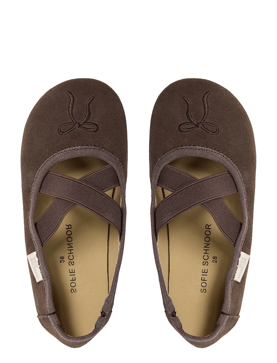 Sofie Schnoor Young - NELIAKB INDOOR SHOE - hjemmesko - dark brown - 4
