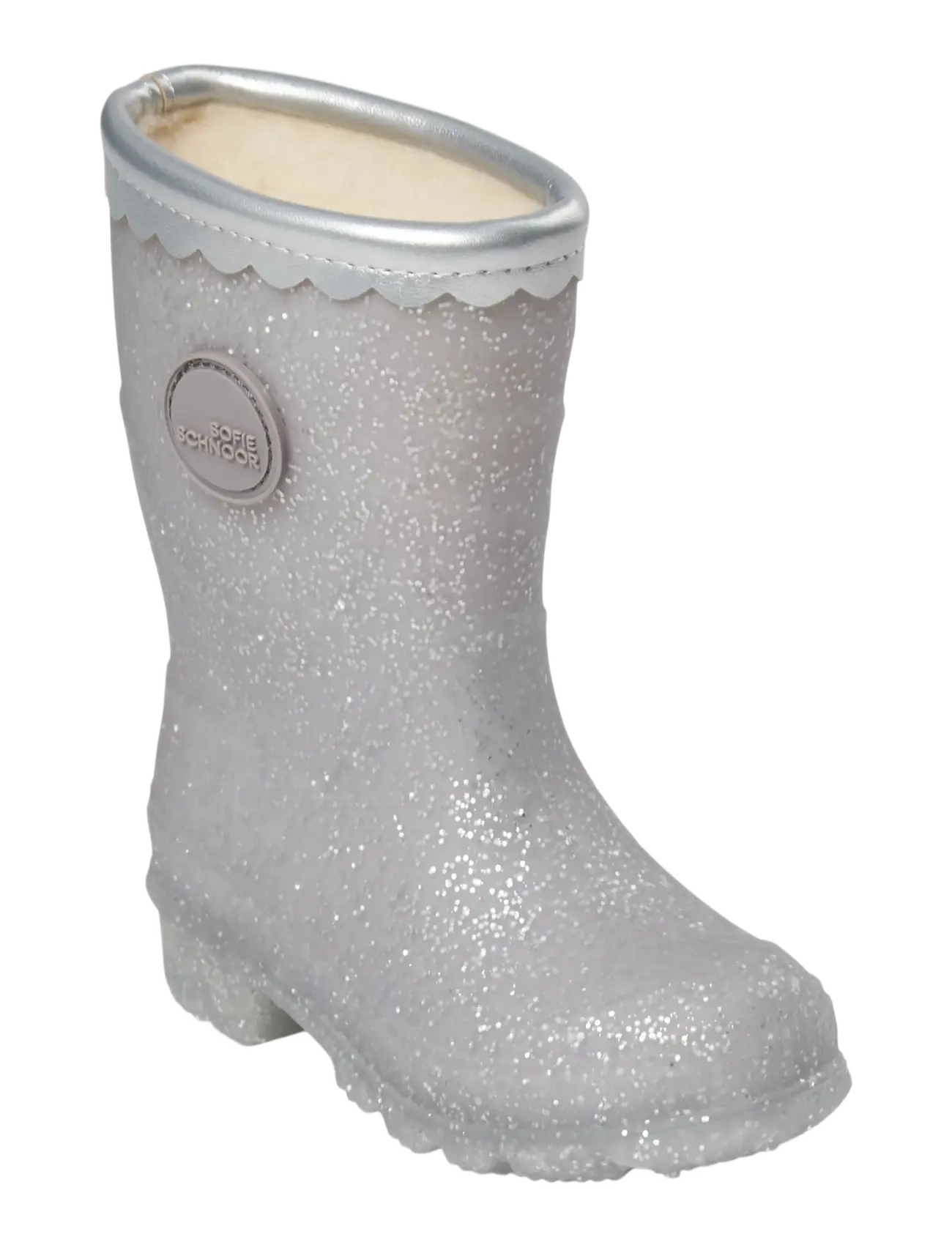 Sofie Schnoor Young - JESSICASK RUBBER BOOT W. LINING - gefütterte gummistiefel - silver - 1