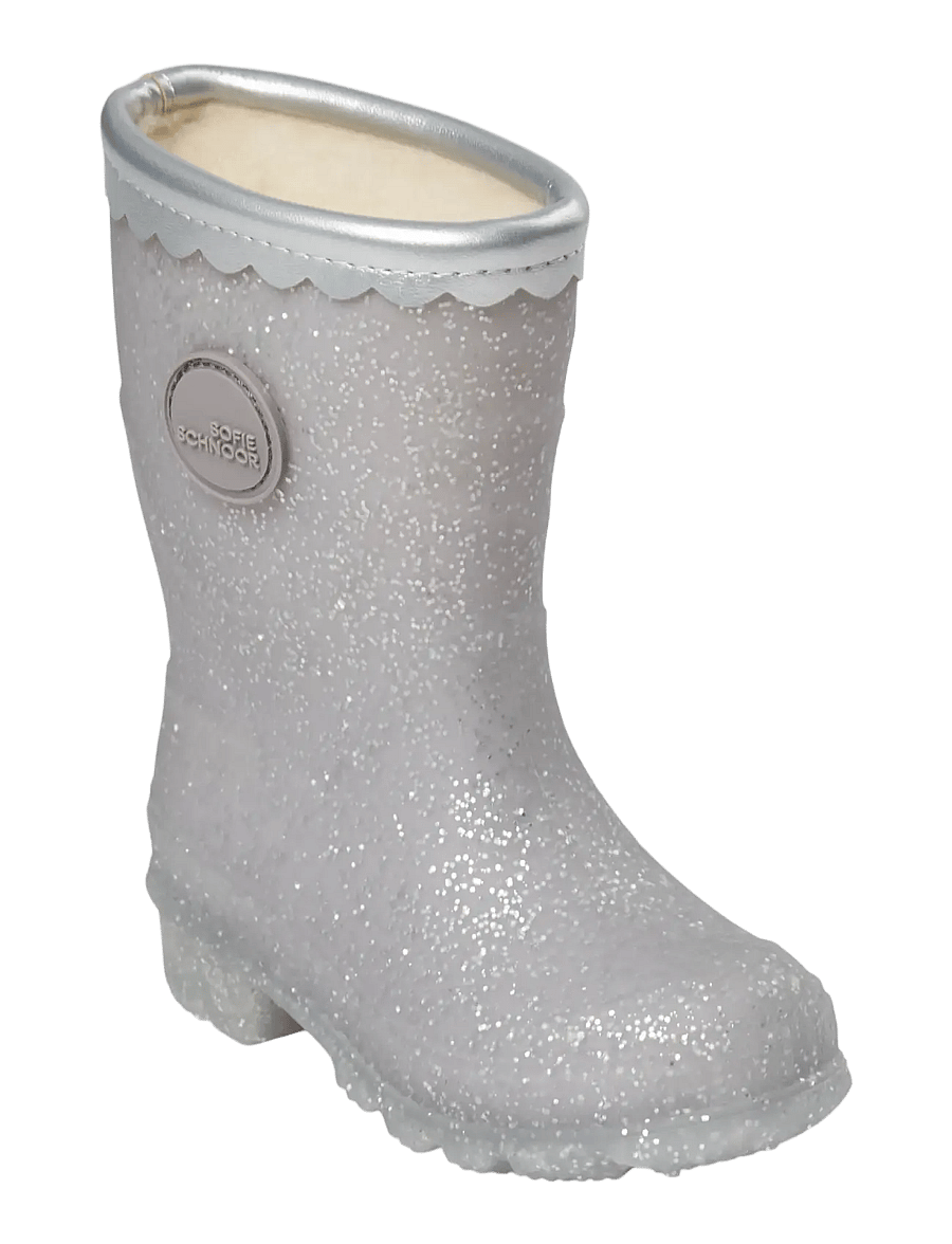 Sofie Schnoor Young - JESSICASK RUBBER BOOT W. LINING - gefütterte gummistiefel - silver - 1