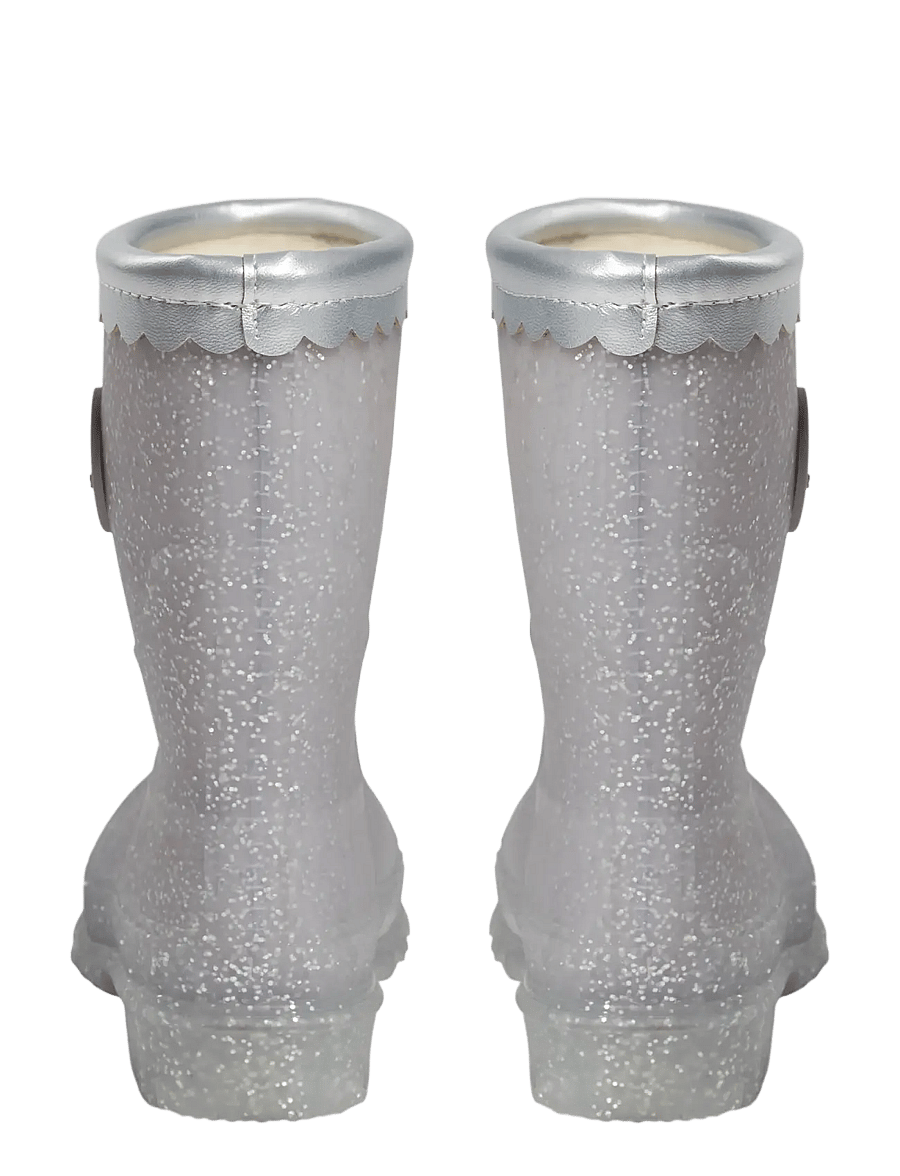 Sofie Schnoor Young - JESSICASK RUBBER BOOT W. LINING - gefütterte gummistiefel - silver - 3