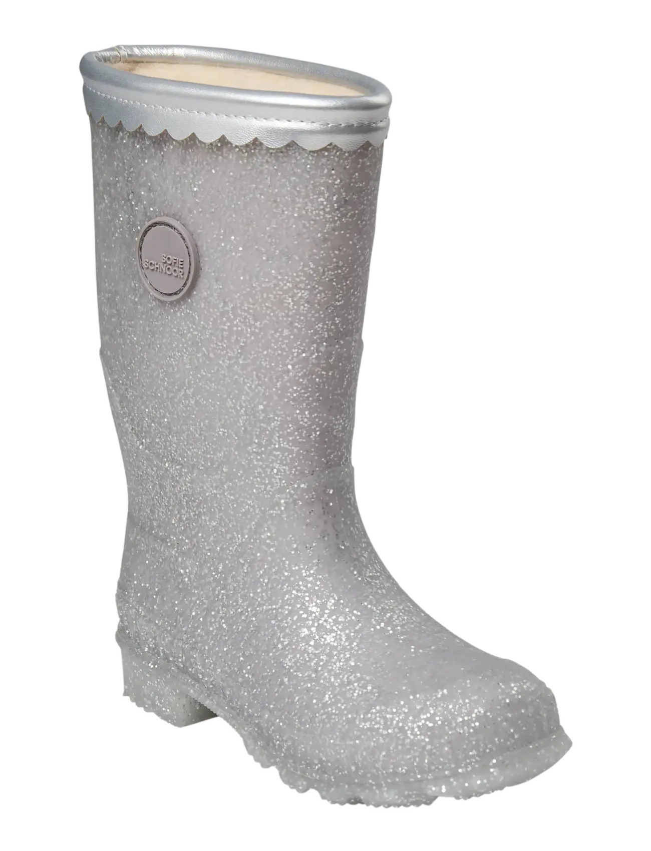 Sofie Schnoor Young - JESSICASK RUBBER BOOT W. LINING - gefütterte gummistiefel - silver - 1