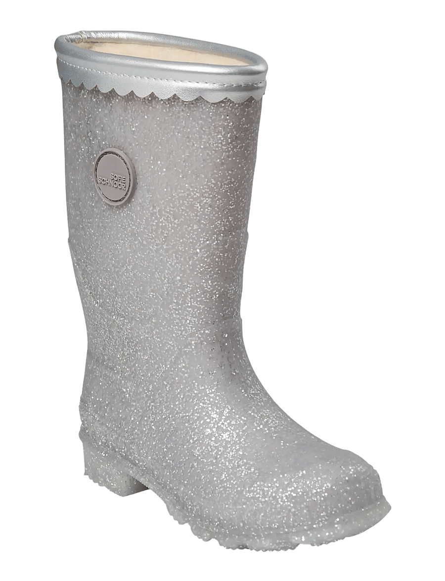 Sofie Schnoor Young - JESSICASK RUBBER BOOT W. LINING - gefütterte gummistiefel - silver - 1