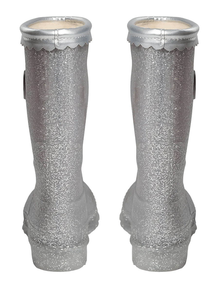 Sofie Schnoor Young - JESSICASK RUBBER BOOT W. LINING - gefütterte gummistiefel - silver - 3