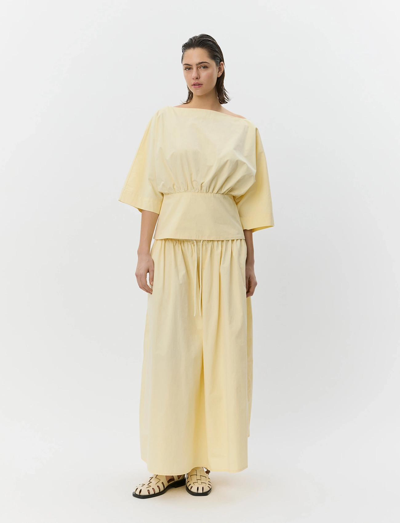 Sofie Schnoor Juneausw Midi Skirt - Yellow - 34