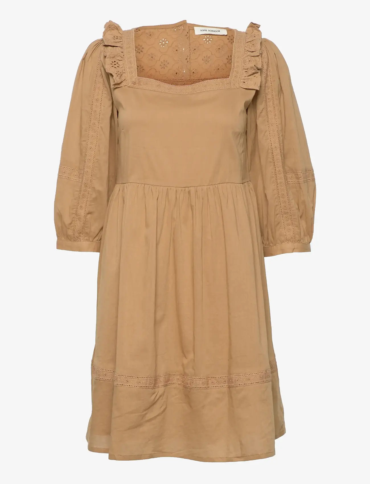 Sofie Schnoor - Dress - kurze kleider - camel - 0