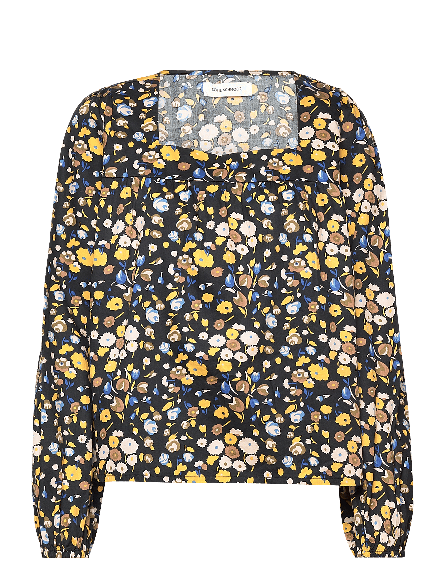 Sofie Schnoor - Blouse - langärmelige blusen - dark blue - 0