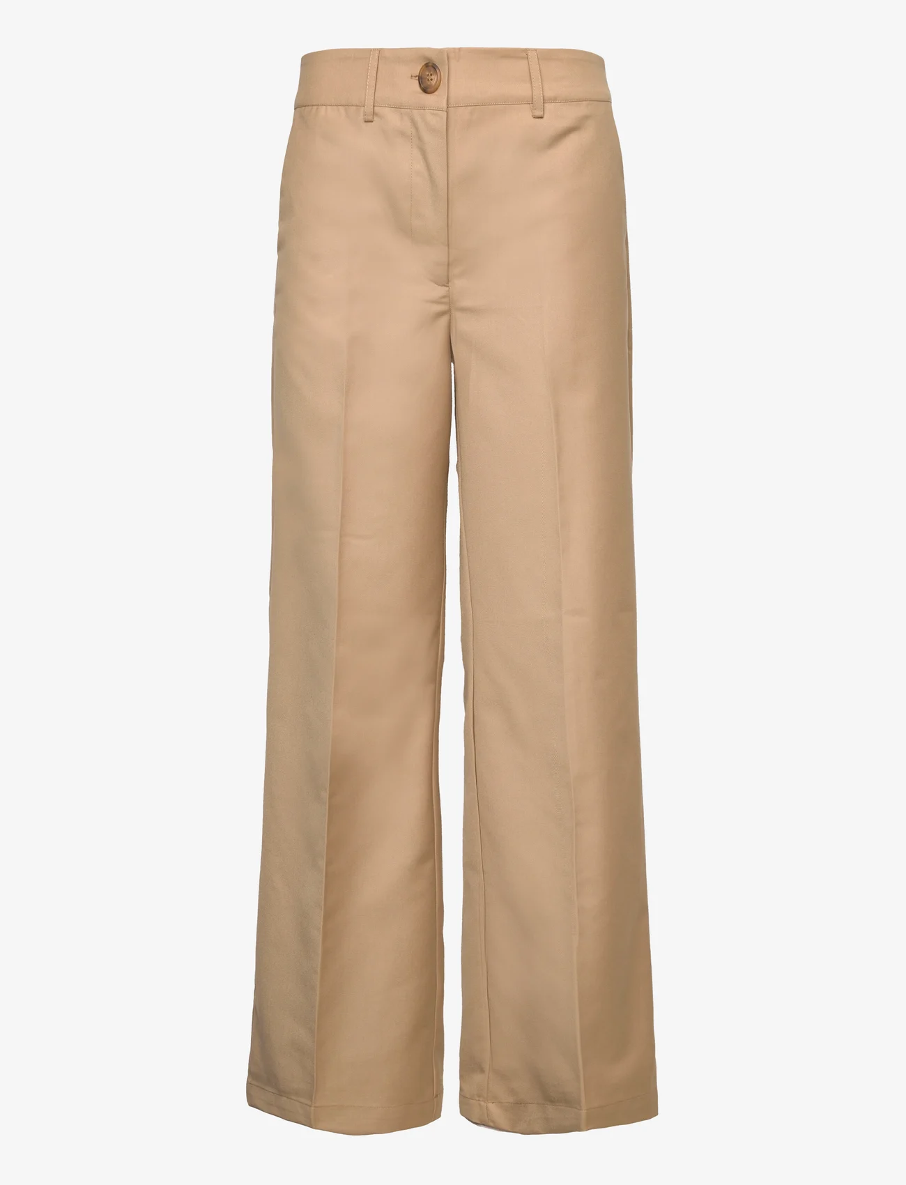 Sofie Schnoor - Trousers - wide leg trousers - camel - 0