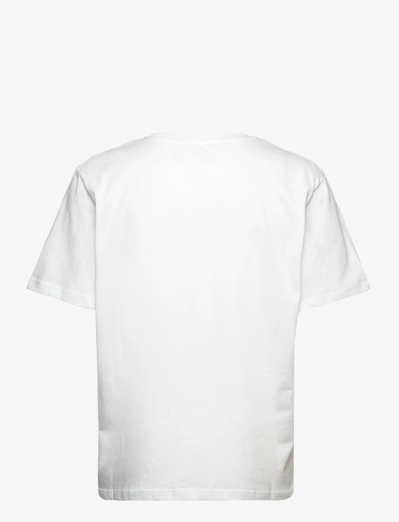 Sofie Schnoor - T-shirt - t-shirts - white w pink - 1