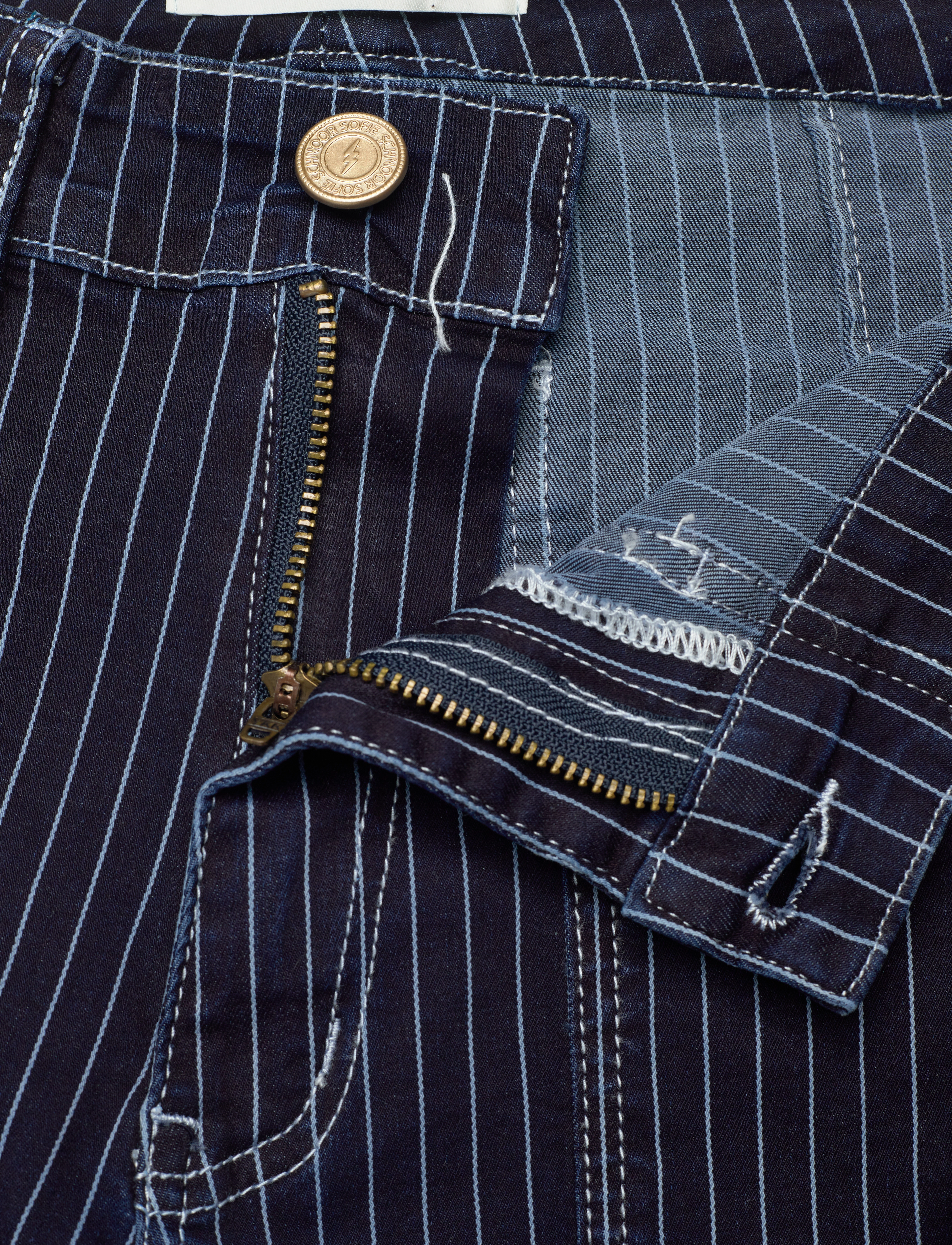 Sofie Schnoor - Trousers - dark blue striped - 3
