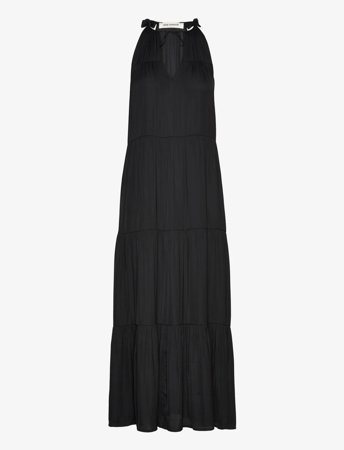 Sofie Schnoor - Long dress - peoriided outlet-hindadega - black - 0