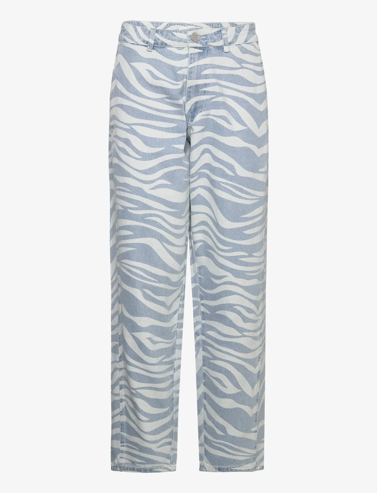 Sofie Schnoor - Trousers - džinsa bikses ar platām starām - light denim blue - 0