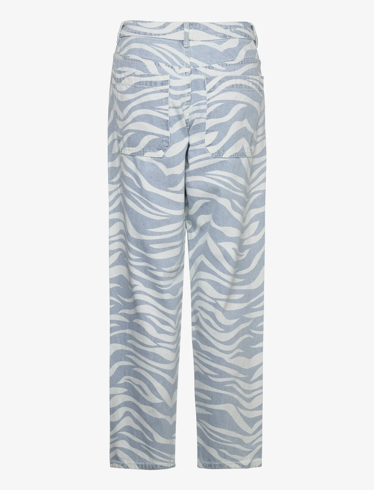 Sofie Schnoor - Trousers - džinsa bikses ar platām starām - light denim blue - 1