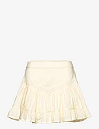 Short wide skirt - OFF WHITE