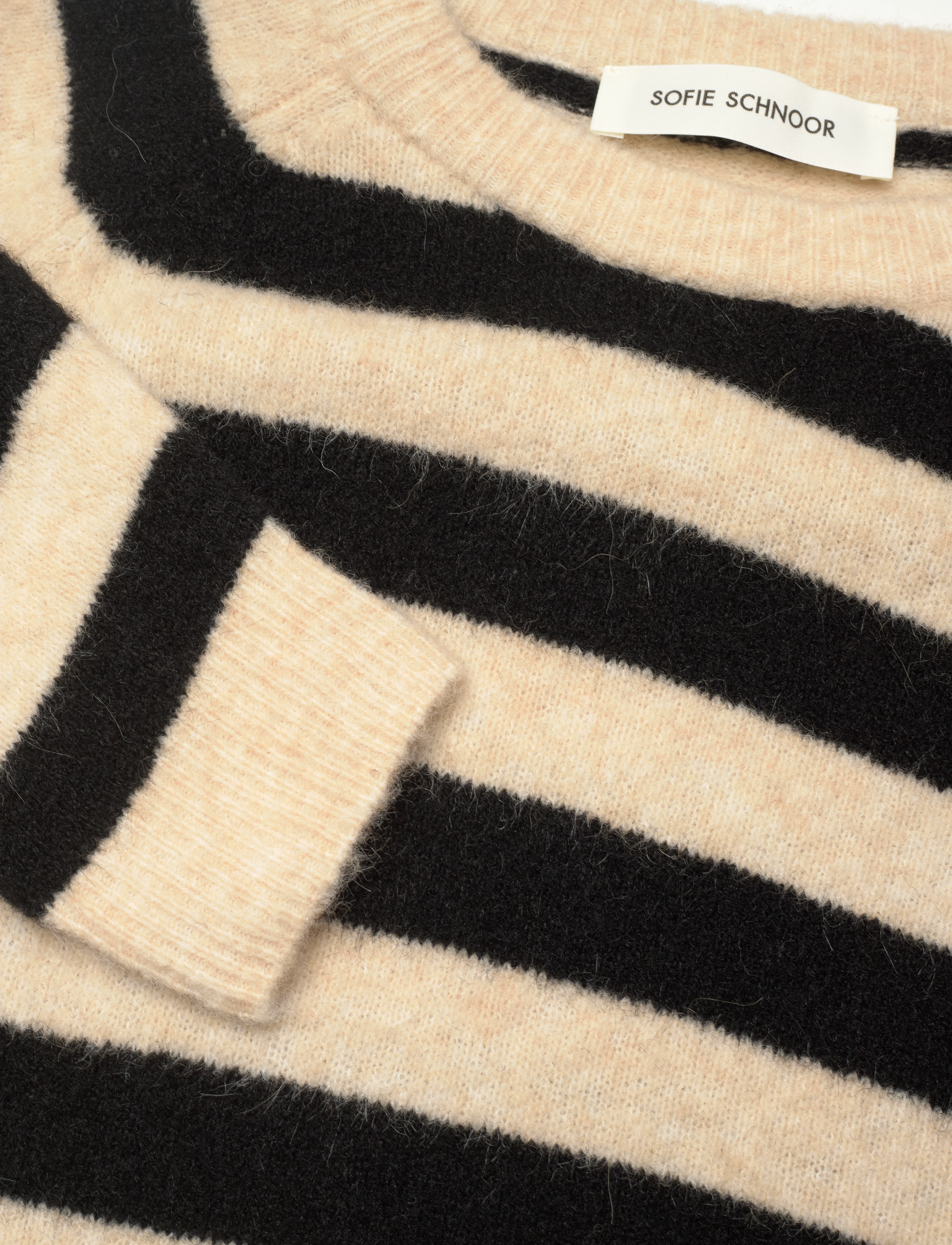 Sofie Schnoor - Sweater - trøjer - black off white - 2