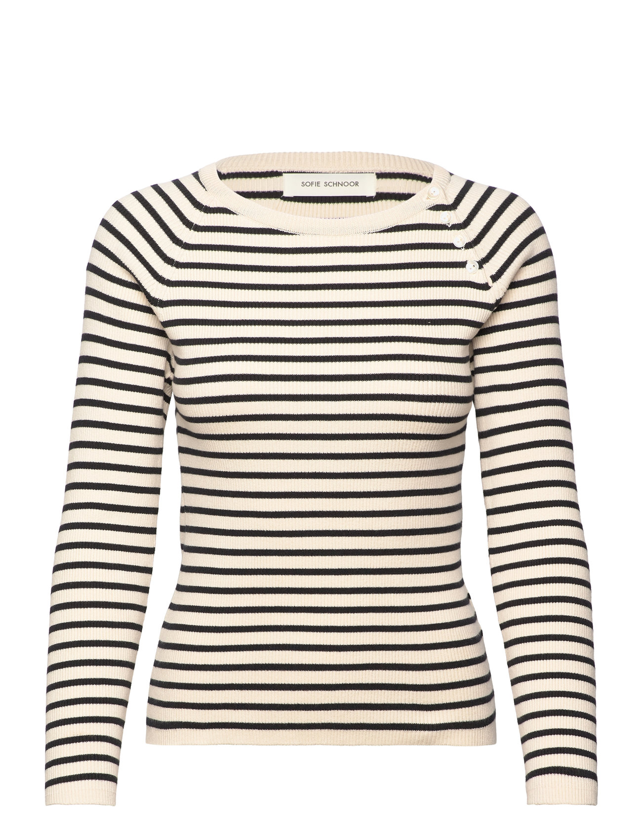 Sofie Schnoor - Blouse - black striped - 0